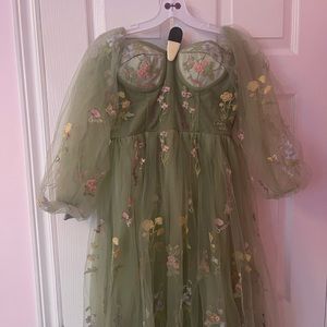 Fairy style prom dress, unique! NEW- never worn. Size 4.